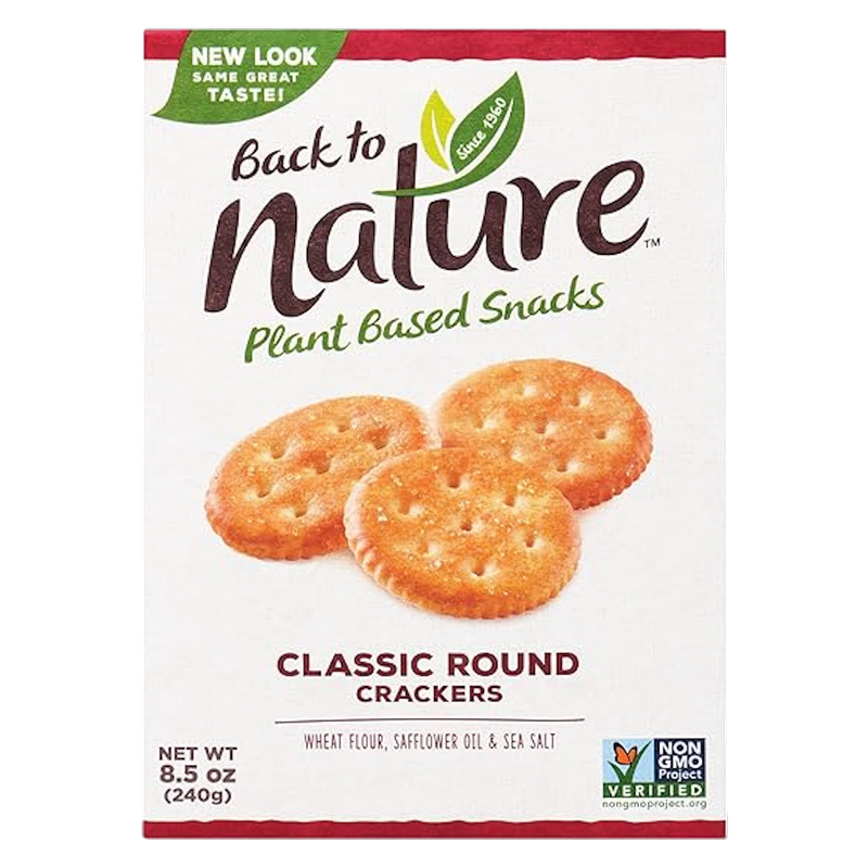 Back to Nature Classic Round Crackers 8.5oz