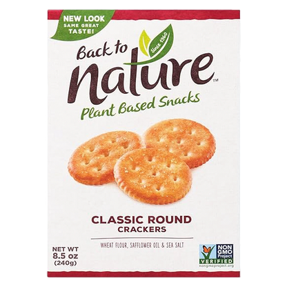 Back to Nature Classic Round Crackers 8.5oz