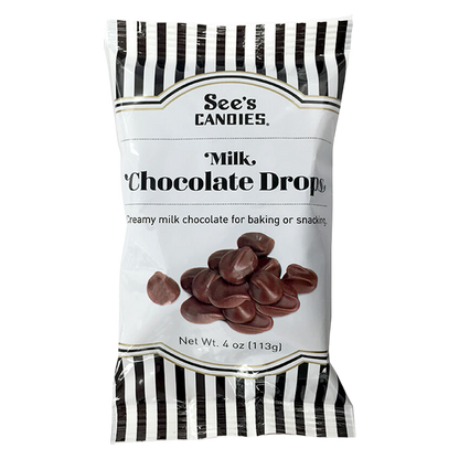 See's Milk Chocolate Drops 4oz