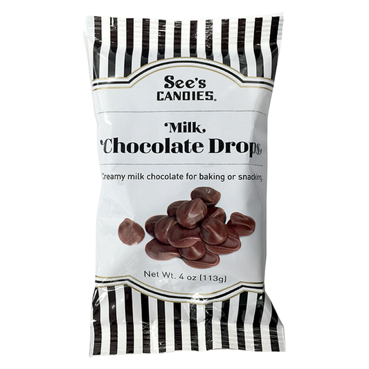 See's Milk Chocolate Drops 4oz