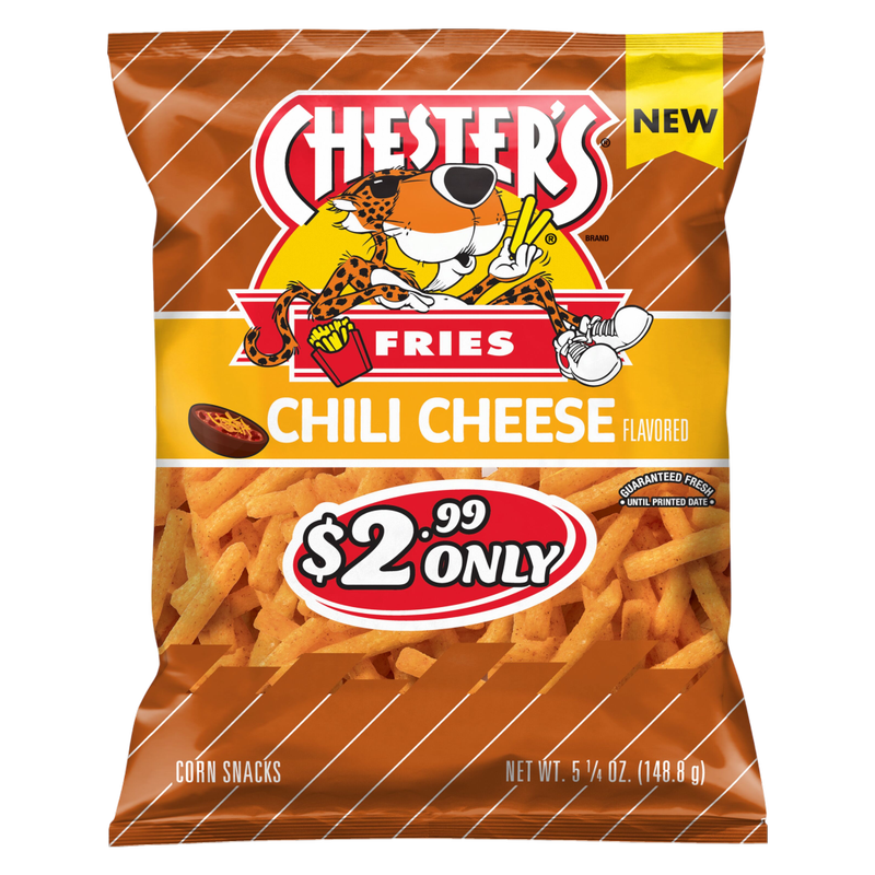 Chester's Fries Corn Snacks Chili Cheese Flavored 5.25oz