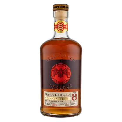 Bacardi Rum Gold Reserva Ocho 750 Ml