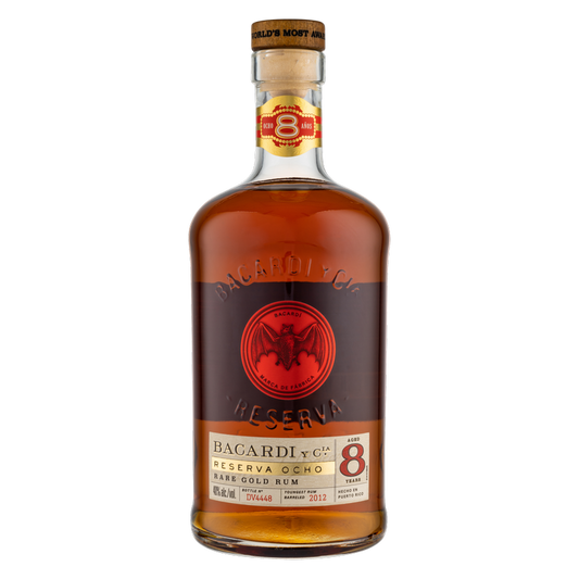 Bacardi Rum Gold Reserva Ocho 750 Ml
