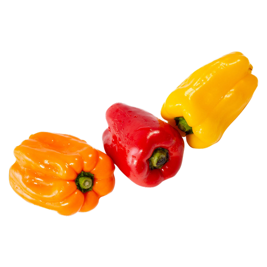 Organic Tri-Color Bell Peppers - 3ct