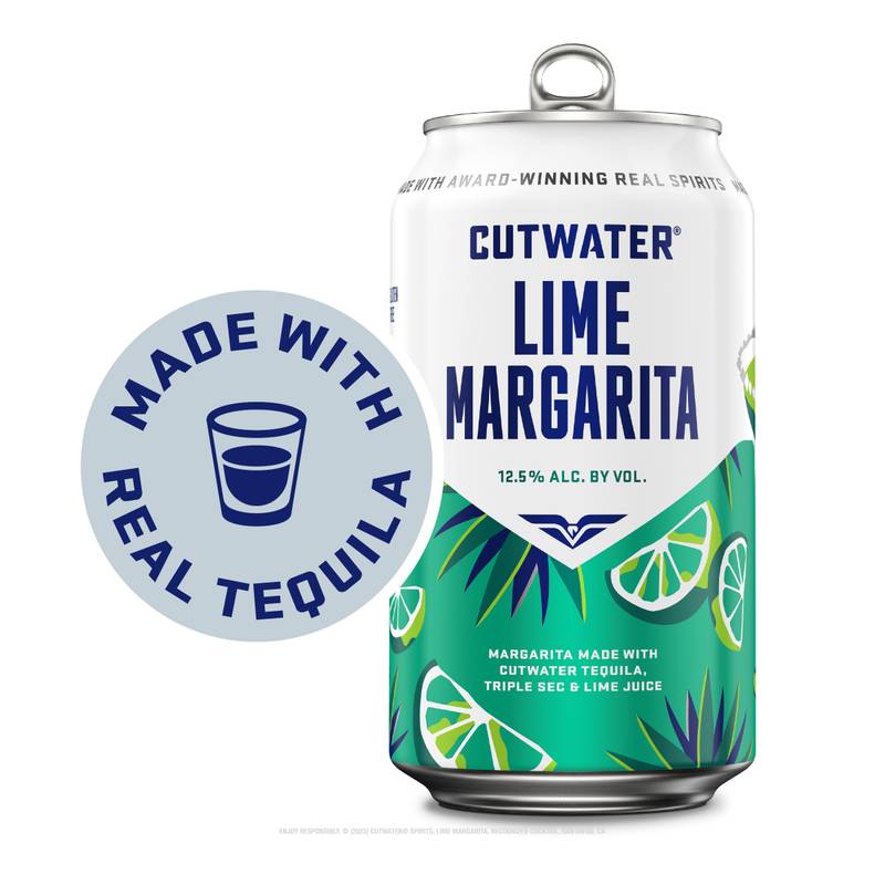 Cutwater Lime Margarita Single 12oz Can 12.5% ABV