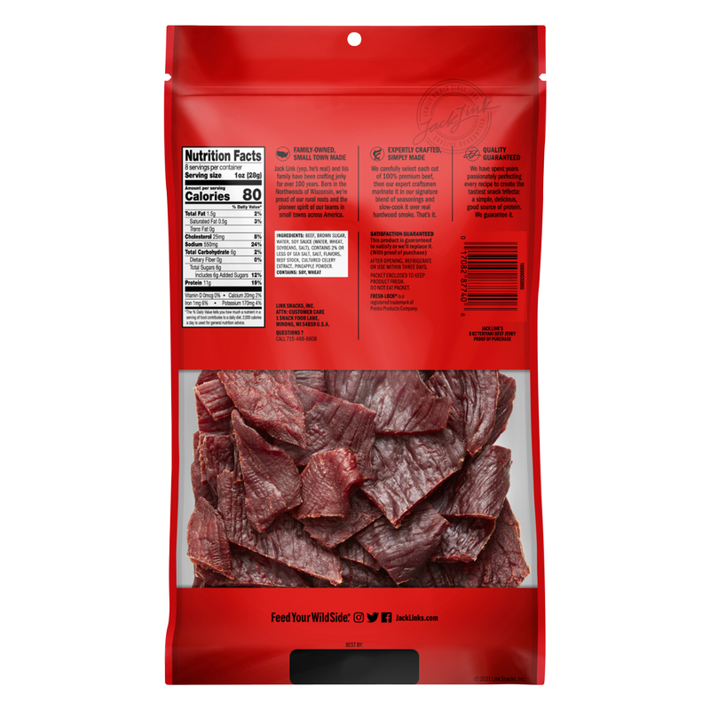 Jack Link's Teriyaki Beef Jerky 8oz