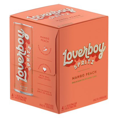 Loverboy Mango Peach Spritz 4pk 250ml Can 6.0% ABV