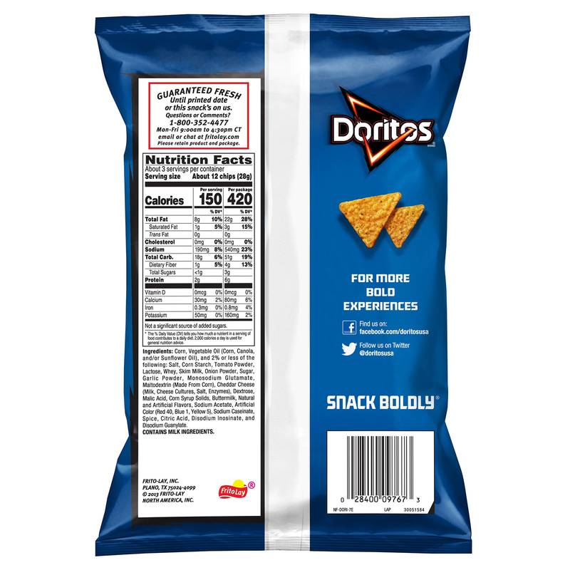 Doritos Cool Ranch 2.85oz
