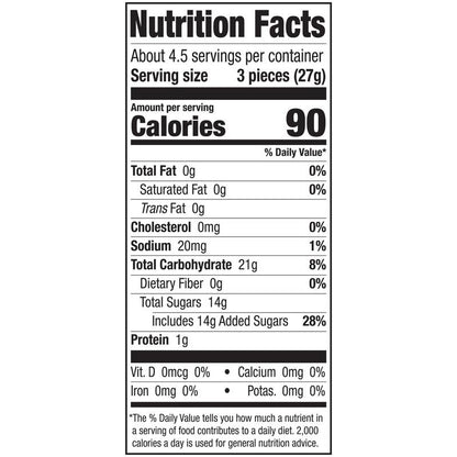 Trolli, Peachie O's Gummy Rings Candy, Sour, 4.25 oz