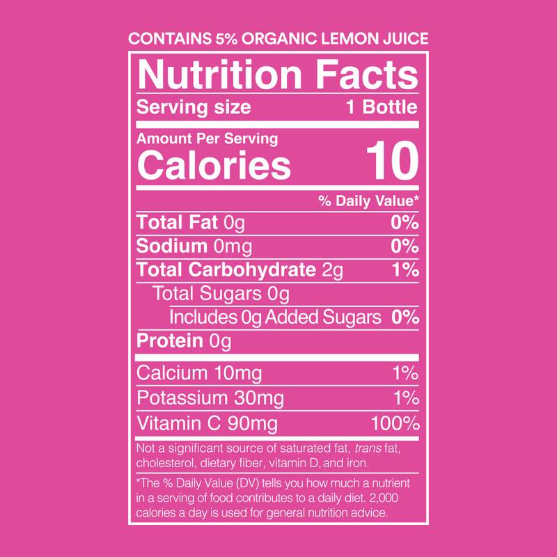 Lemon Perfect Dragon Fruit Organic Lemon Water 15.2oz Btl