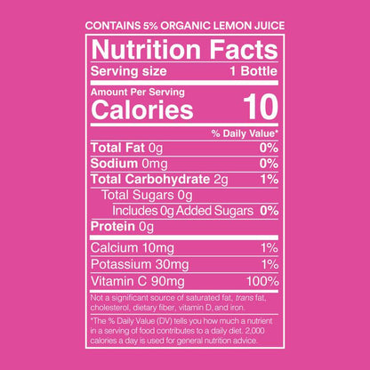 Lemon Perfect Dragon Fruit Organic Lemon Water 15.2oz Btl