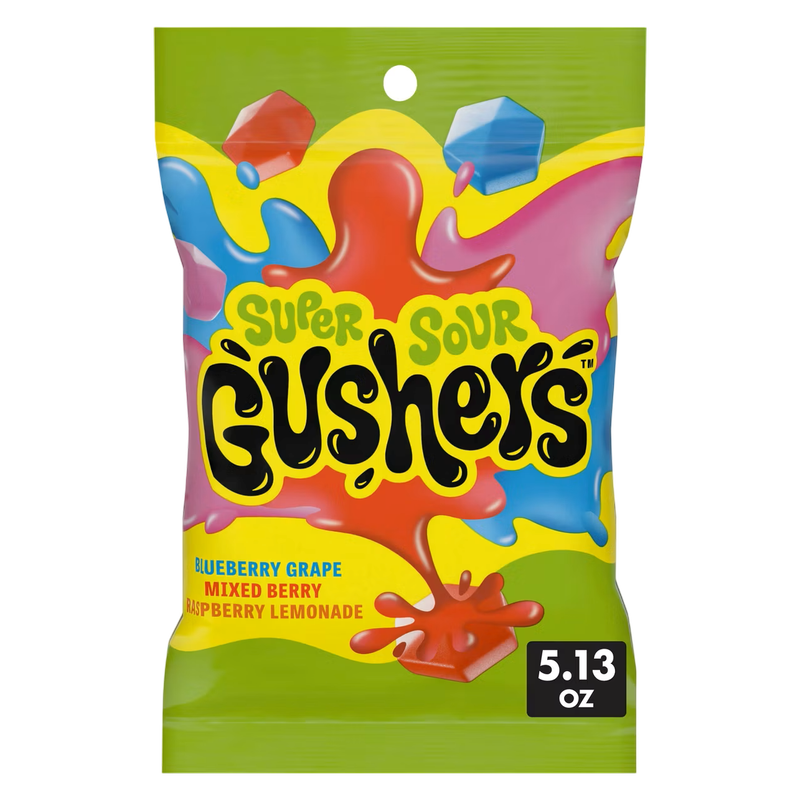 Gushers Super Sour, 5.13 oz