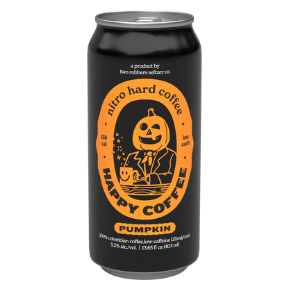Two Robbers Happy Coffee Pumpkin 4pk 16oz Can 5.2% ABV
