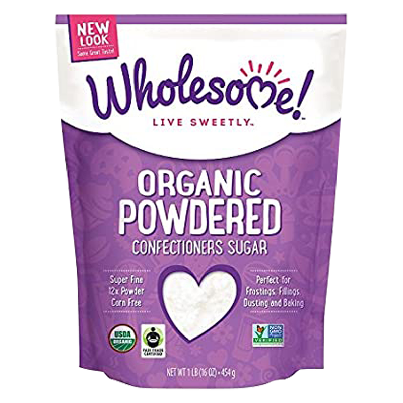 Wholesome Organic Powdered Confectioners Sugar 1lb