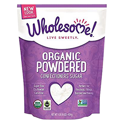 Wholesome Organic Powdered Confectioners Sugar 1lb