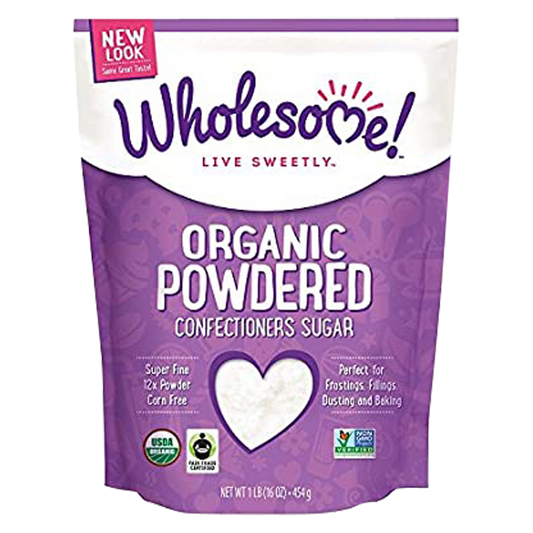 Wholesome Organic Powdered Confectioners Sugar 1lb