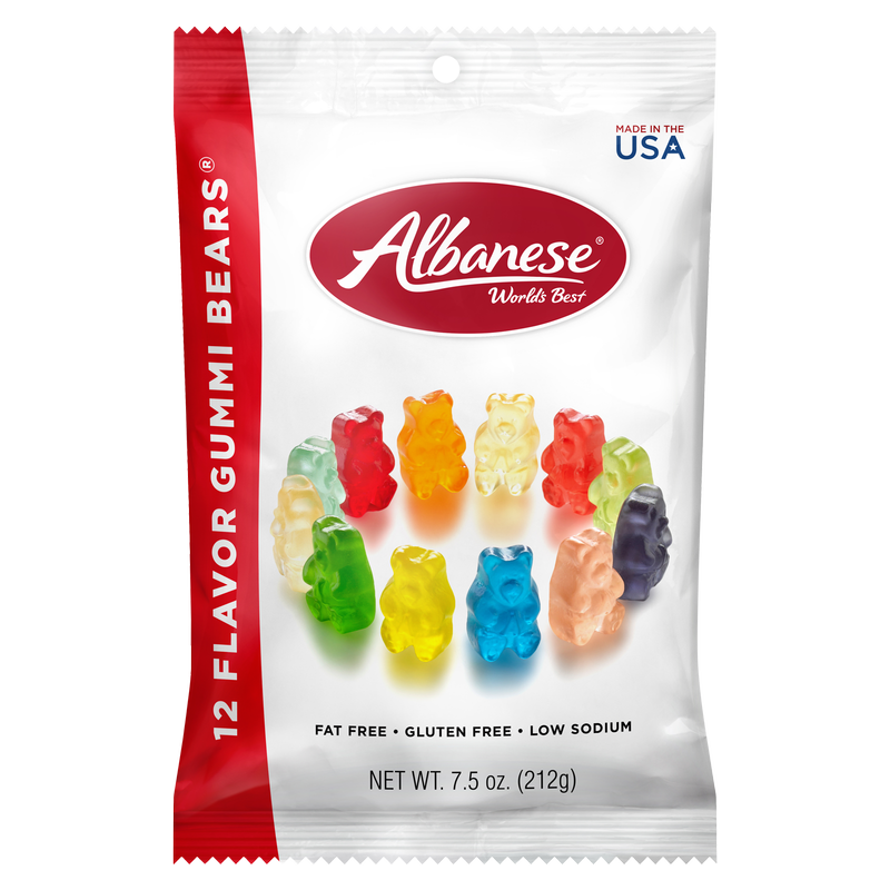 Albanese Confectionery 12 Flavor Gummi Bears 7.5oz