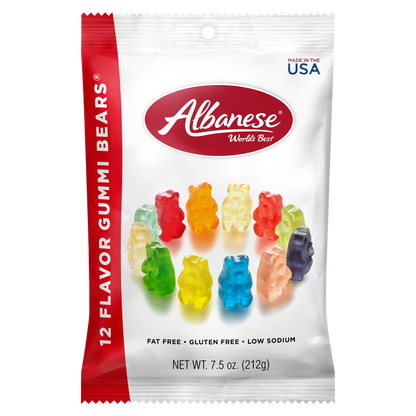 Albanese Confectionery 12 Flavor Gummi Bears 7.5oz