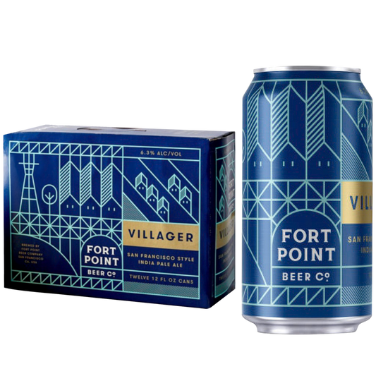 Fort Point Villager IPA 12pk 12oz Can 6.3% ABV