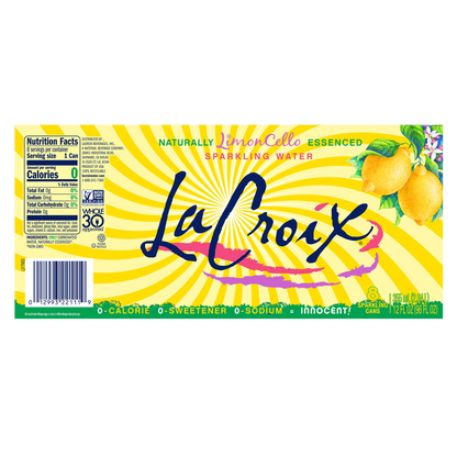La Croix Limoncello Sparkling Water 8pk 12oz Can