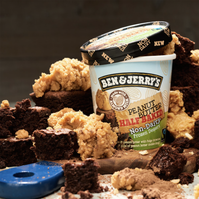 Ben & Jerry's Non-Dairy Peanut Butter Half Baked Pint