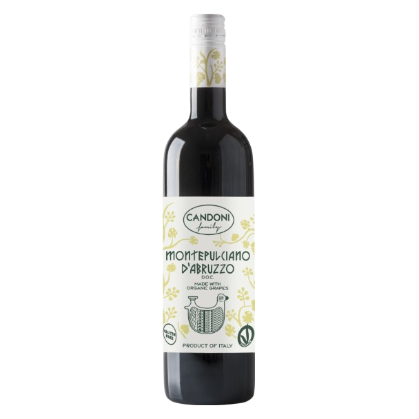 Candoni Organic Montepulciano 750ml Bottle