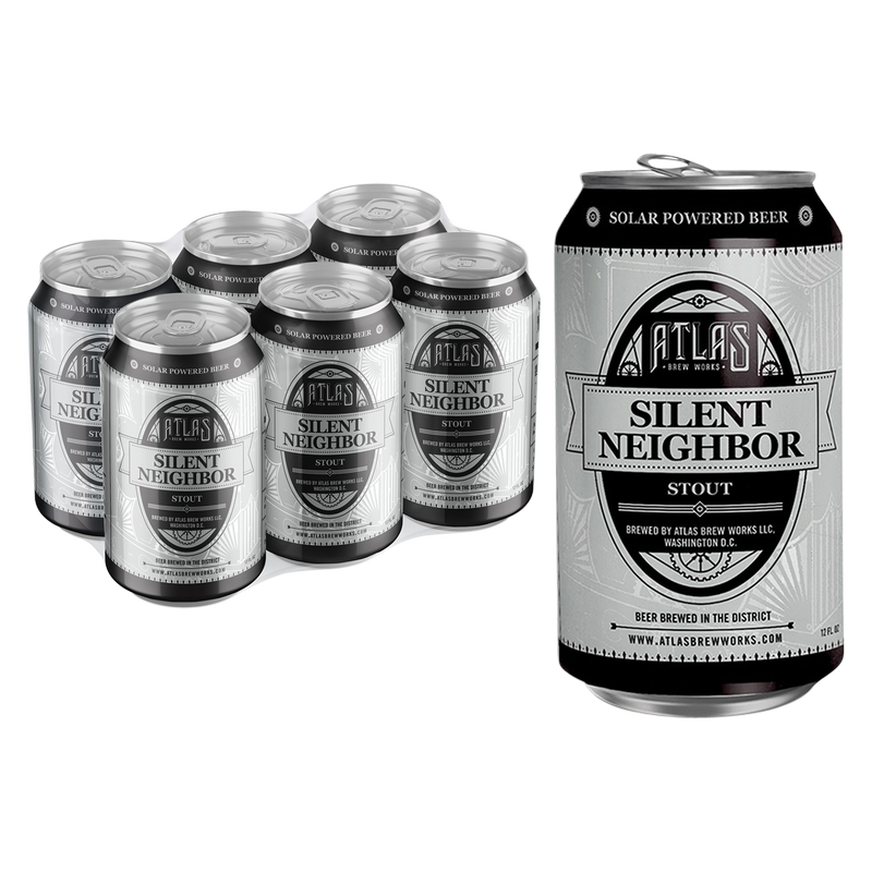 Atlas Silent Neighbor Stout 6pk 12oz Can 6.7% ABV