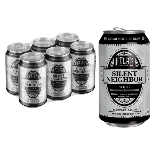 Atlas Silent Neighbor Stout 6pk 12oz Can 6.7% ABV