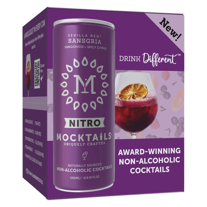 Mocktails Red Sangria 4pk 6.8oz Can