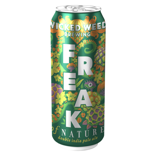 Wicked Weed Freak of Nature Double IPA Single 16oz Can 8.5% ABV