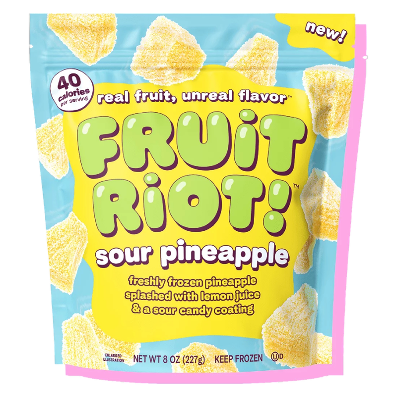 Fruit Riot Frozen Sour Pineapple 8oz