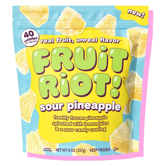 Fruit Riot Frozen Sour Pineapple 8oz