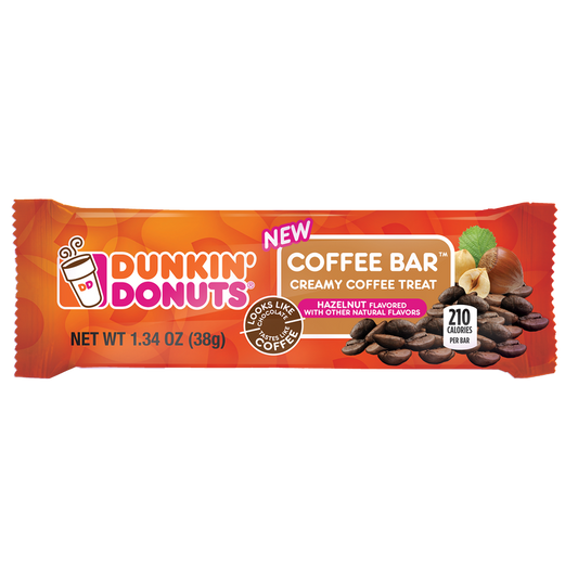 Dunkin Donuts Coffee Hazelnut Blend Thin Bars 1.34oz