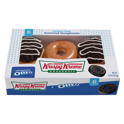 Krispy Kreme Assorted Oreo® Doughnuts - 6ct