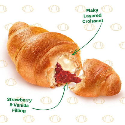 7 Days Croissant Strawberry Vanilla, 3oz