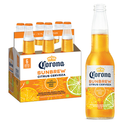 Corona Sunbrew Citrus Cerveza 6pk 12oz Btl 4.5% ABV