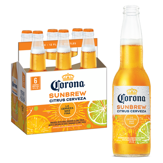 Corona Sunbrew Citrus Cerveza 6pk 12oz Btl 4.5% ABV