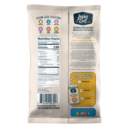 LesserEvil Himalayan Gold Organic Popcorn 5oz