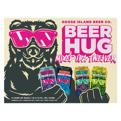 Goose Island Beer Hug IPA Mixed Twelver 12pk 12oz Cans