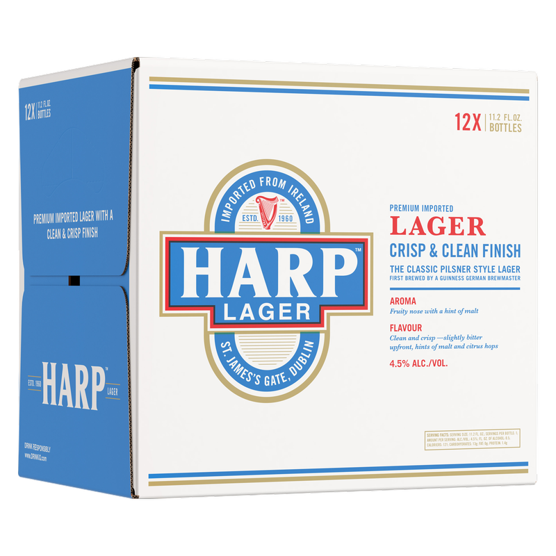 Harp 12pk 12oz Btl 4.5% ABV
