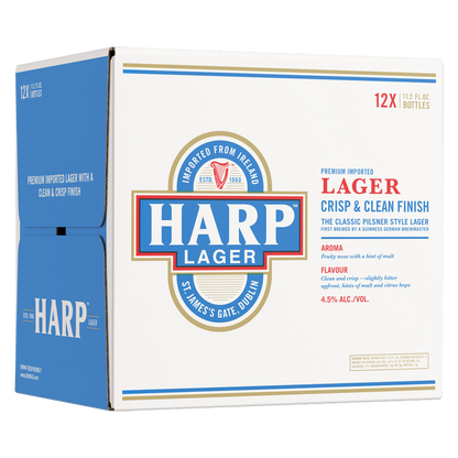 Harp 12pk 12oz Btl 4.5% ABV