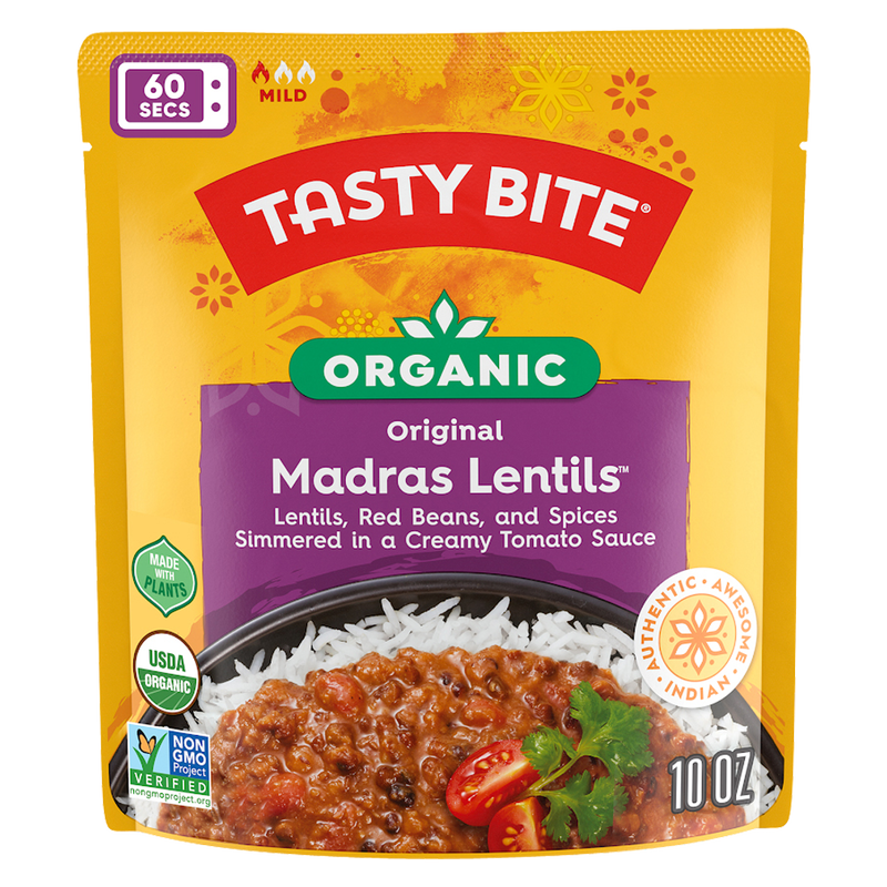 Tasty Bite Organic Madras Lentils 10oz