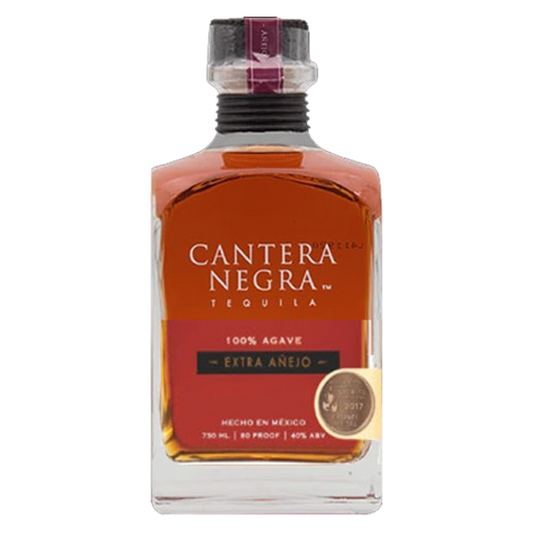 Cantera Negra Extra Anejo Tequila 750ml (80 proof)