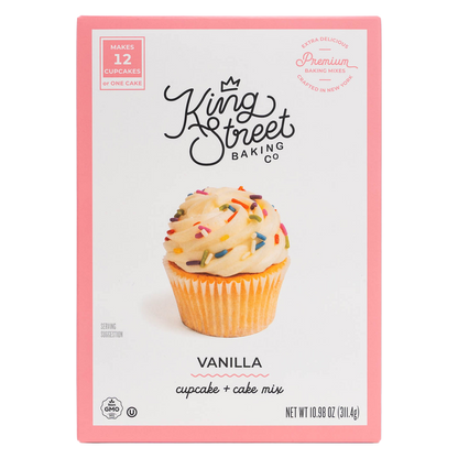 King Street Baking - Vanilla Cupcake & Cake Baking Mix 10.98oz