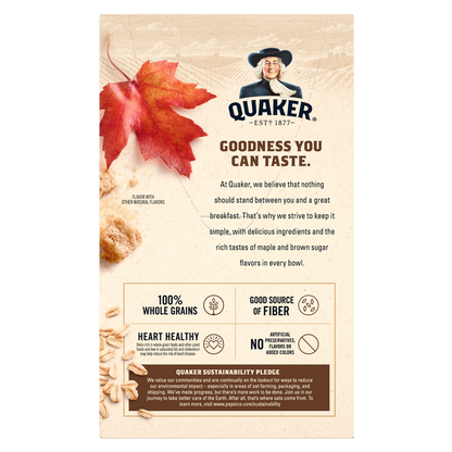 Quaker Instant Oatmeal Maple & Brown Sugar 8ct