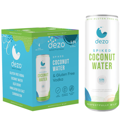 Dezo Spike Coconut Water 4pk 12oz (11 Proof)
