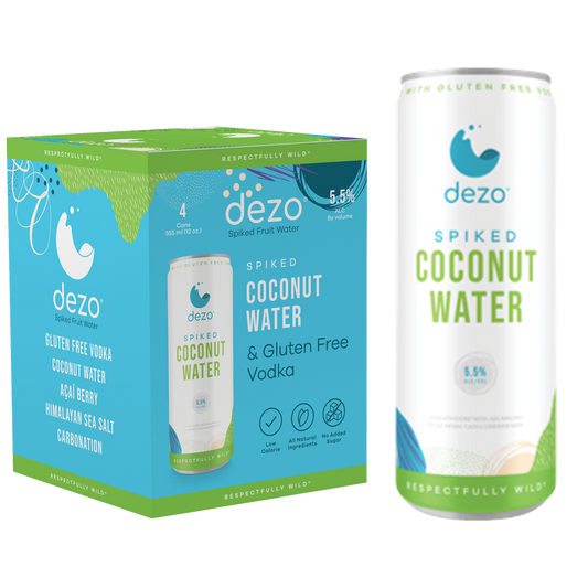 Dezo Spike Coconut Water 4pk 12oz (11 Proof)