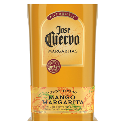 Jose Cuervo Authentic Margarita Mango Ready to Drink Cocktail 1.75L 9.95% ABV