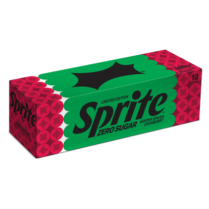 Sprite Winter Spiced Cranberry Zero Sugar 12pk 12oz Can