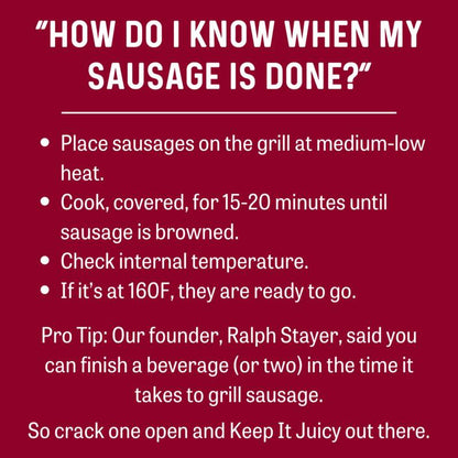 Johnsonville Orginial Bratwurst Sausage, 5ct